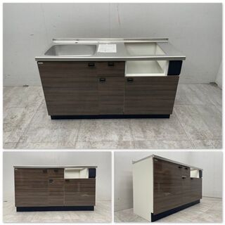 難あり商品！クリナップ システムキッチン W1500 展示品 左...