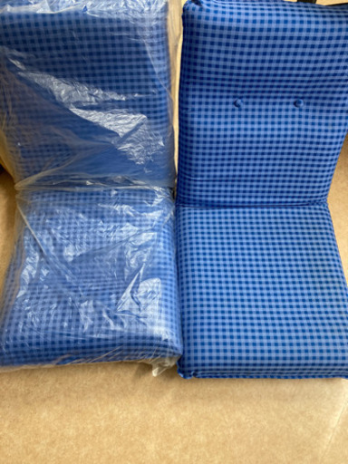 決まりました。新品　座椅子　2セット