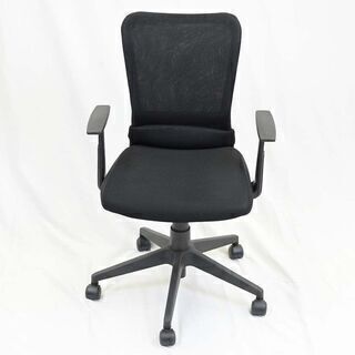 【値下げ】会議椅子　オフィスチェア　黒　ブラック　185C