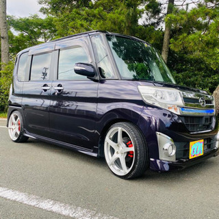 タントカスタム26年ダウンサス46.000km ホイール17インチ