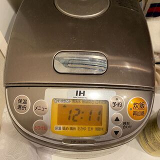 象印の炊飯器3合炊き・ NP-GE05型・4年ほど前に購入