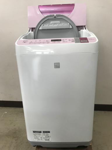 取引場所　南観音　A2107-306  SHARP/シャープ　ES-T5E4-KP  電気洗濯乾燥機　5.5Kg
