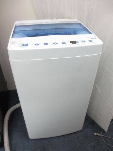 8/10 終 2018年製　Haier　5.5kg　全自動洗濯機　JW-C55CK　ホワイト　ハイアール　菊