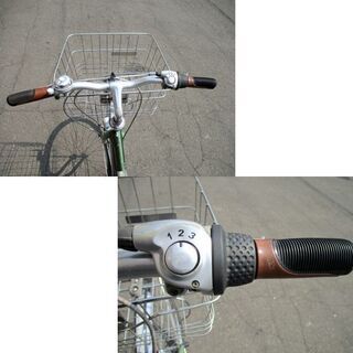 自転車 27インチ 通勤 通学向け アルベルト ブリヂストン グリーン BRIDGESTONE Albelt 緑 シティサイクル ベル付き 札幌市東区 新道東店