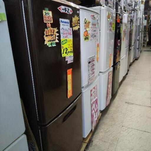パナソニックブラウン２ドア冷凍冷蔵庫