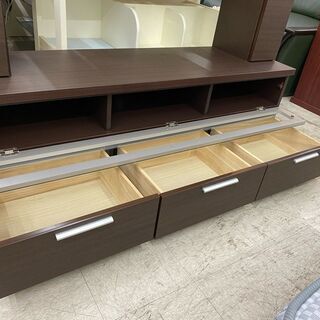 【愛品館 江戸川店】サンウッディ　壁面収納TVボード　TVボード　壁面収納　ID:157-007830-007　配送可＆代引き配送可 