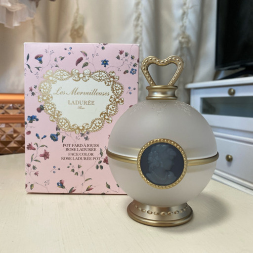 LADUREE レ・メルヴェイユーズ ラデュレ フェイスカラー ローズ ポット