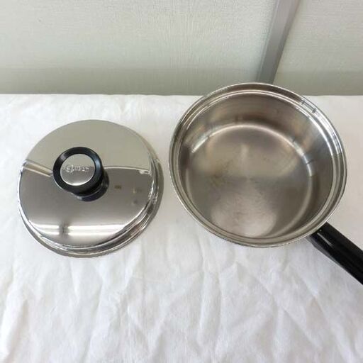 中ソースパン アムウェイクイーン IH対応 片手鍋 蓋付き ソースパン 鍋