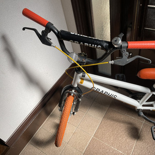 子ども用自転車　20インチ　オレンジ