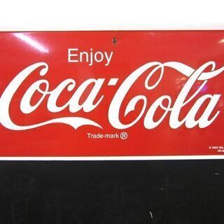 Coca-Cola チョークボード 看板 コカ・コーラ ブリキ 店舗用 ディスプレイ ホーロー 黒板 メッセージ 札幌 厚別店 Coca-Cola チョークボード 看板 コカ・コーラ ブリキ 店舗用