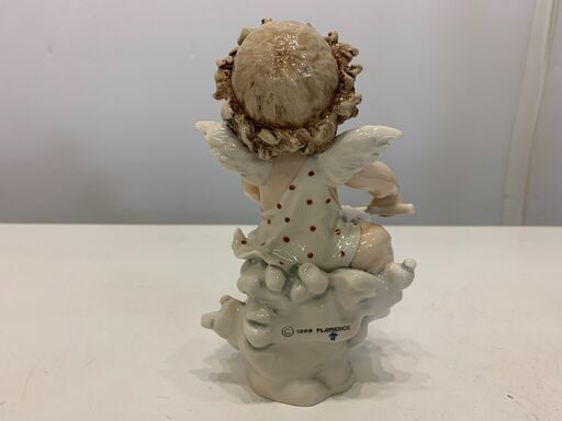 210721）ジョゼッペ アルマーニ フローレンス 天使 置物 人形 陶器 