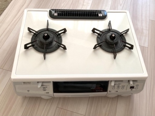 中古　ハーマン ガスコンロ　ホワイト