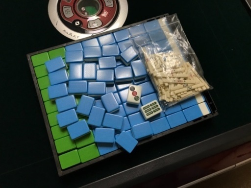 唐邦】使用回数2回の新中古｜全自動麻雀卓 テーブルタイプ