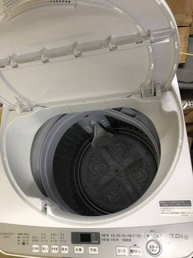 【あすつく】 ２０２０年シャープ製洗濯機綺麗です。値下げしました 洗濯機