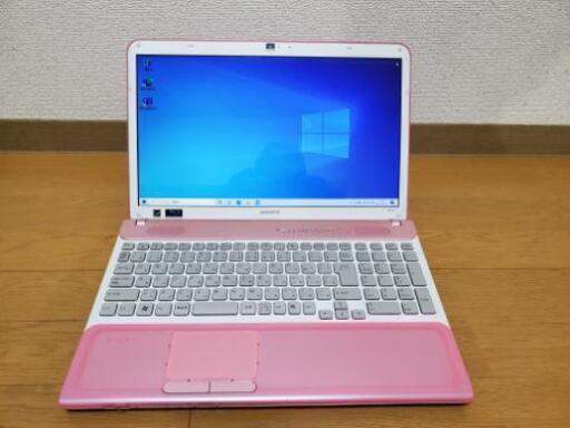 【外形美品❗】オフィス付15.5型ワイドソニーノートPC　VAIO ピンク