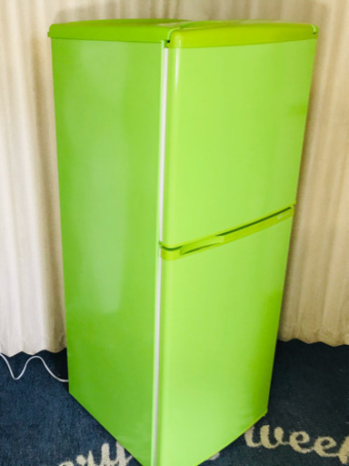 グリーン 緑 オシャレ 冷蔵庫 清掃済み 動作確認済み タム 御陵のキッチン家電 冷蔵庫 の中古あげます 譲ります ジモティーで不用品の処分