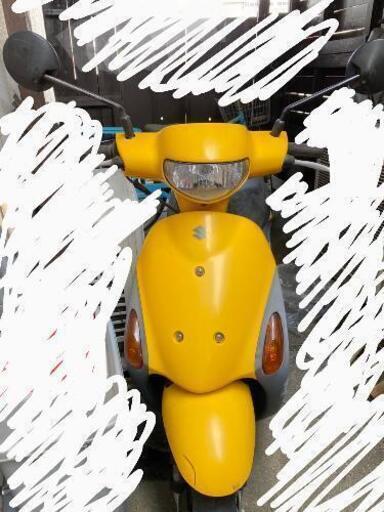 6月中お取引なら30000円！原付き　レッツ4 イエロー^_^