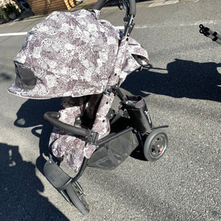 値下げしました！エアバギー⭐︎バギーボード付き＆替えのカバー（赤）付き