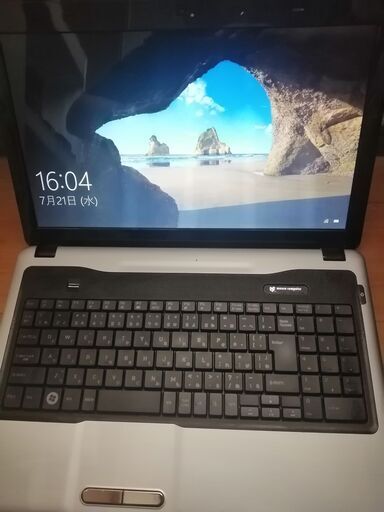 マウスコンピュータ　高性能4コア8スレッド版Core i7搭載 新品高速SSD240G メモリ大容量8G　 テンキー　大画面高画質フルHD光沢15.6インチ　Webカメラ　HDMI出力 USB3.0 Wifi対応　最新windows10