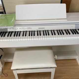 電子ピアノ カシオ セルビアーノ 白 AP-460