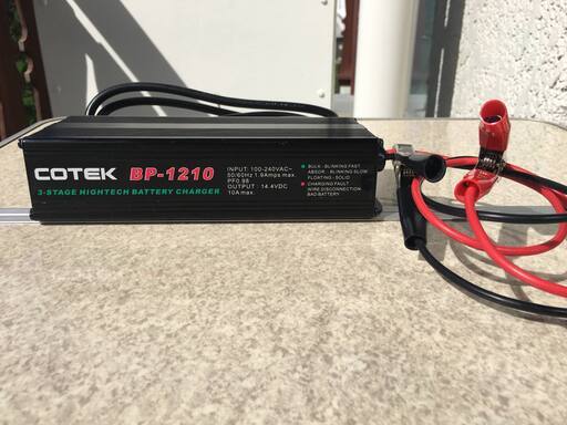 DENRYO 電菱 12Vバッテリー充電器 BP-1210 COTEK全自動充電器 BP-1210