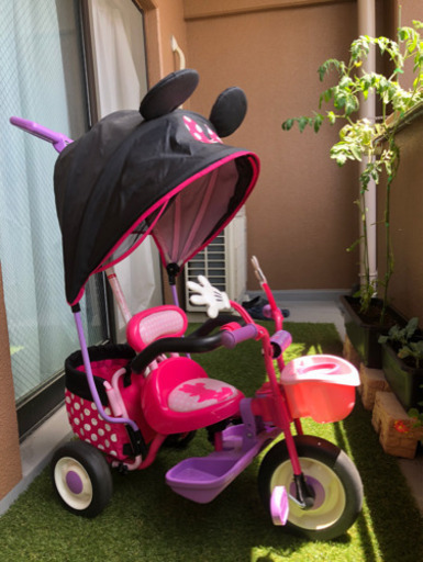 三輪車　ミニーマウス