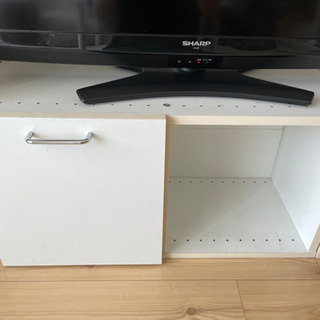 【ネット決済】IKEA  収納棚　扉付き　縦向き横向き両用