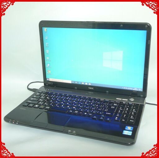 新品SSD ノートパソコン Windows10 中古動作良品 15.6型 NEC PC-LS550FS6B Core i5 8GB Blu-ray 無線 Wi-Fi LibreOffice 即使用可能