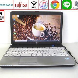 初心者OK♥設定済ノートパソコン/Win10/wifi/FUJITSU LIFEBOOK