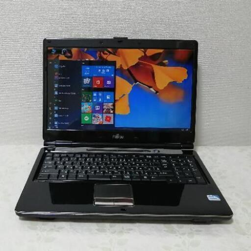 ★すぐ使え 光沢★初心者OK サポート充実win10ffice2019 富士通　FMV ノート\n