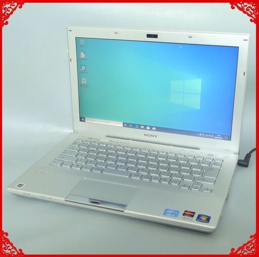 新品SSD 銀色 ノートパソコン 中古良品 Windows10 13.3型 SONY VPCSA4AJ Core i5 8GB DVDRW 無線 Bluetooth LibreOffice 即使用可能
