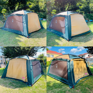 超売り切れました💦大型スクリーンタープ　接続可　コールマン　ラウンドスクリーン400EX プラス