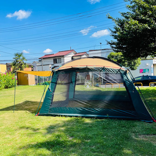 超売り切れました💦大型スクリーンタープ　接続可　コールマン　ラウンドスクリーン400EX プラス