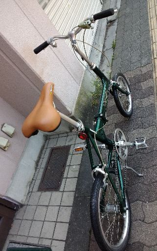 折り畳み自転車 BS TRANSIT TS-7 グリーン 折り畳み自転車 BS TRANSIT