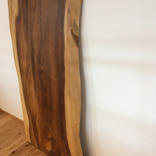 モンキーポッド一枚板天板＋脚2個セット