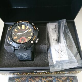 CASIO/Ｇ-shock未使用品限定モデル時計＋別ベルト付き -CASIO G-SHOCKFCバルセロナコラボGBD-100BAR-4JR