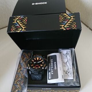 CASIO/Ｇ-shock未使用品限定モデル時計＋別ベルト付き -CASIO G-SHOCKFCバルセロナコラボGBD-100BAR-4JR