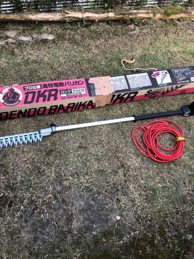高枝電動　バリカン　1.7mチルト機構　コード付き