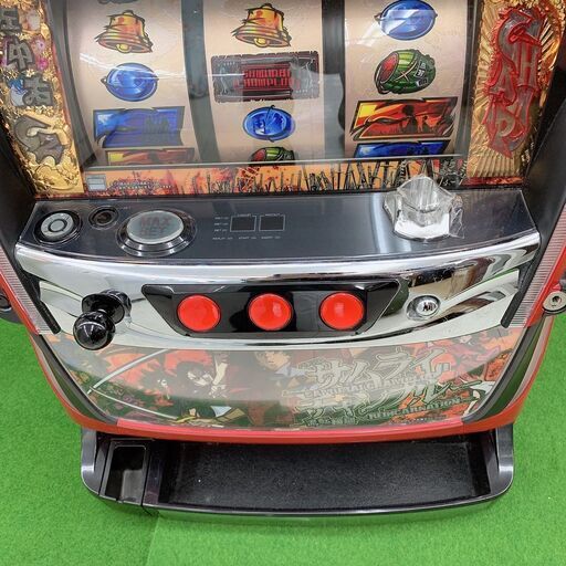 サムライチャンプルー極 コイン機 パチスロ実機スロット サムライ