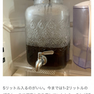 再値下げ 手軽にオシャレに水分補給ikeaのガラス製ウォーターサーバー たぬ 青物横丁の食器 その他 の中古あげます 譲ります ジモティーで不用品の処分