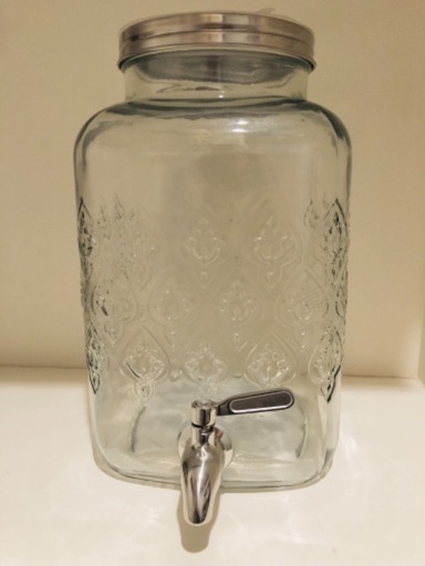 再値下げ 手軽にオシャレに水分補給ikeaのガラス製ウォーターサーバー たぬ 青物横丁の食器 その他 の中古あげます 譲ります ジモティーで不用品の処分