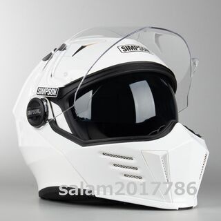SIMPSON ダークサム 白 L(59-60)★取り寄せ品★