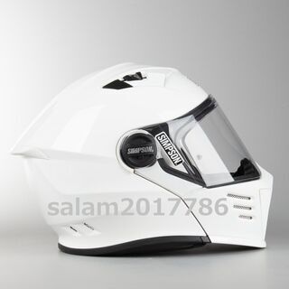 SIMPSON ダークサム 白 L(59-60)★取り寄せ品★