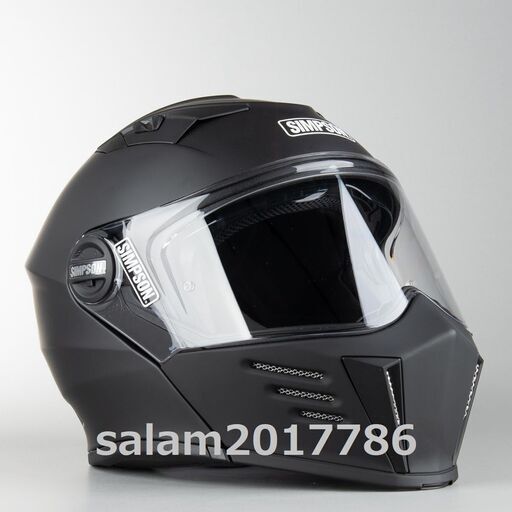 SIMPSON ダークサム 艶消し黒 XXL(63-64)★取り寄せ品★