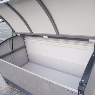 ☆中古品 ヨドコウ（YODOKO）野外ゴミ箱 ヨドダストピット 1000L