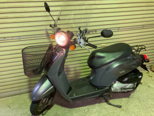 【売約済】自賠責令和7年1月迄 実働 BT新品 バリ溝 ホンダ AF61 トゥデイ 4スト 原付バイク スクーター ガンメタ