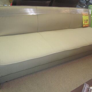 R032 国産 SHINOHARA 布製 ソファベッド、幅195cm