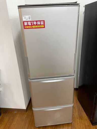 シャープ　3ドア冷蔵庫　SJ-W352D　2018年製