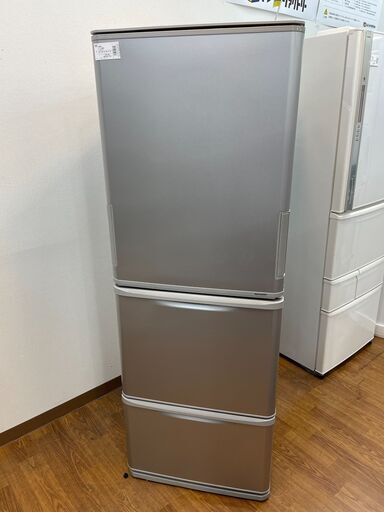 シャープ　3ドア冷蔵庫　SJ-W351D　2017年製