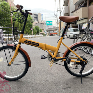 【ネット決済】◆人気の20インチ◆自転車（リサイクル車）オレンジ